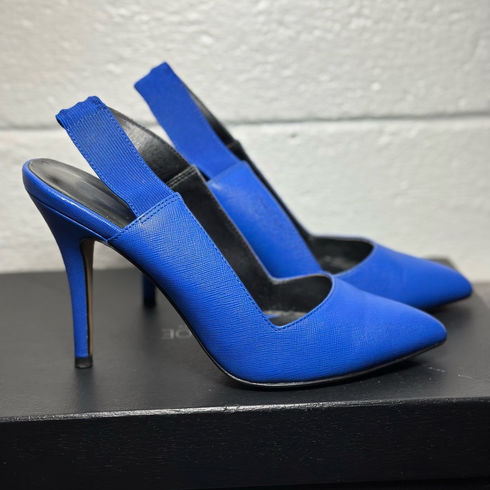 Aldo Blue Slingback Heels